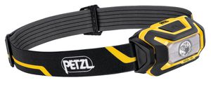 PETZL Hybridstirnlampe ARIA 1R, 450 Lumen, gelb/schwarz