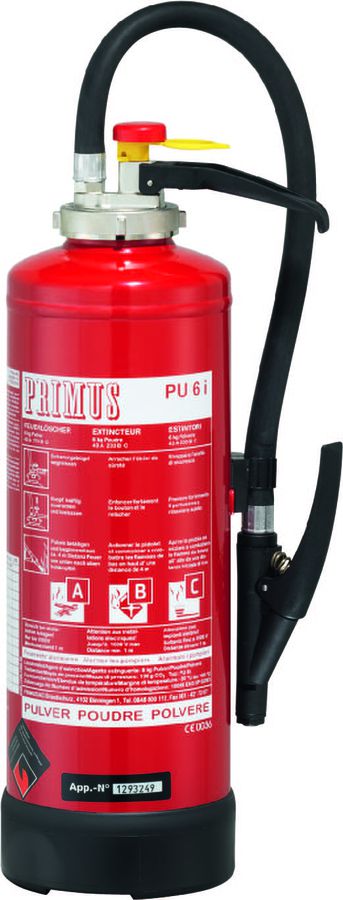 Primus Plus PU Pulver Handfeuerlöscher, Frostsicher