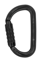 PETZL Karabiner Am'D, Triact-Lock, schwarz