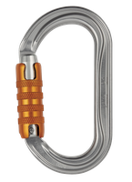 PETZL Karabiner OK, Triact-Lock, grau