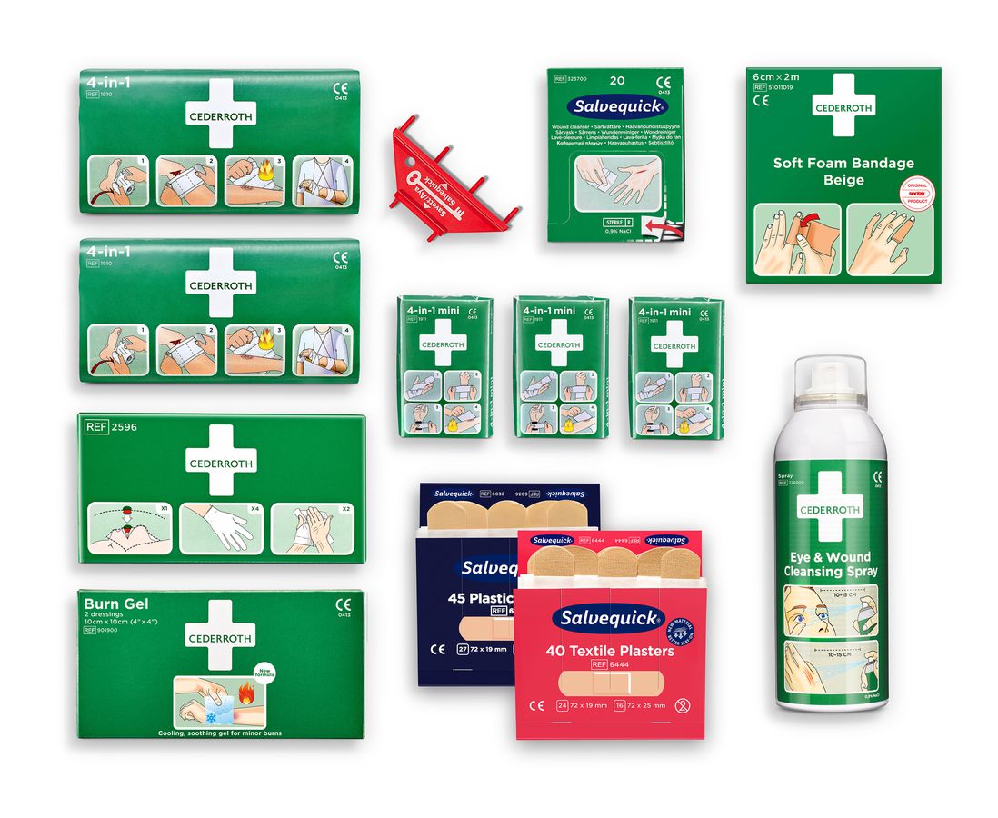 Cederroth Nachfüllpaket zu First Aid Station