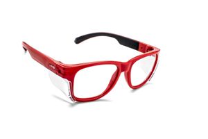 Schutzbrille entspiegelt SAR UG-19 UNIfresh, rot/schwarz