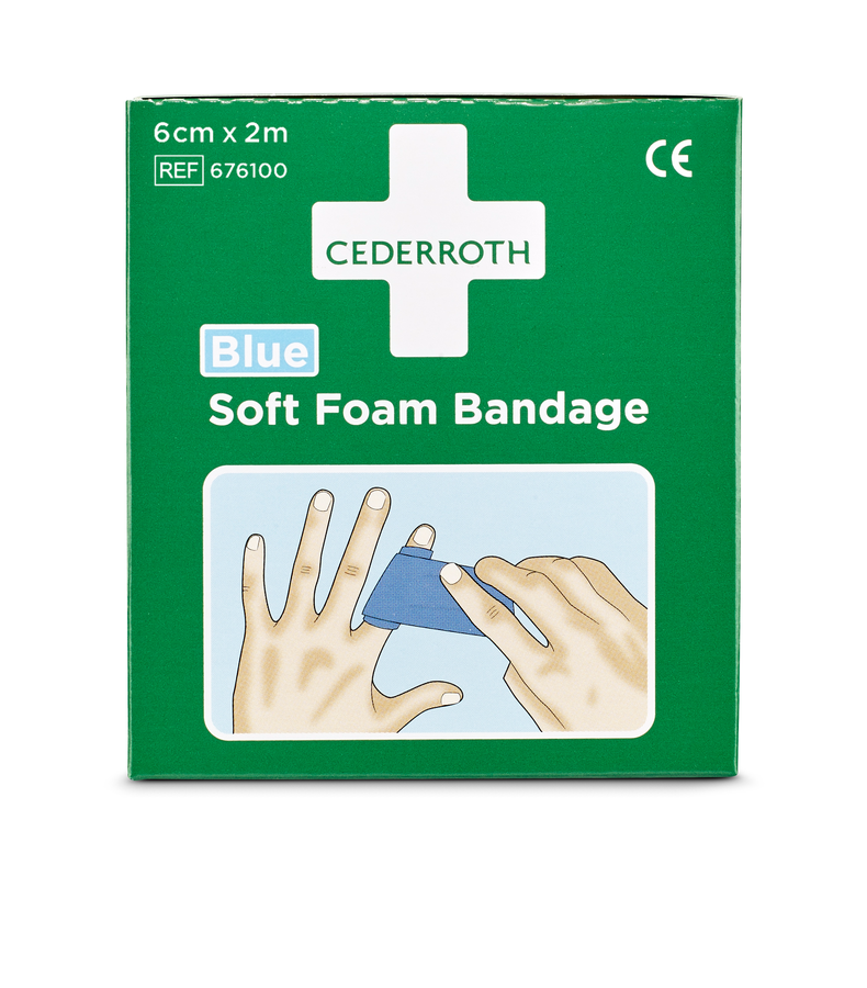 Cederroth Soft Foam Bandage Blue