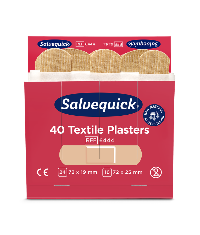 Cederroth Salvequick Textilpflaster, 6 Pack