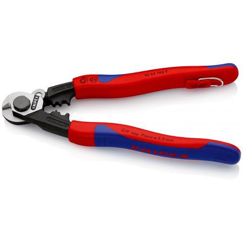 KNIPEX Drahtseilschere geschmiedet, 190 mm