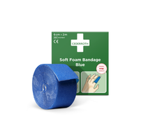 Cederroth Soft Foam Bandage Blue 2m x 6cm, 2 Stk.