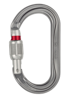 PETZL Karabiner OK, Screw-Lock, grau