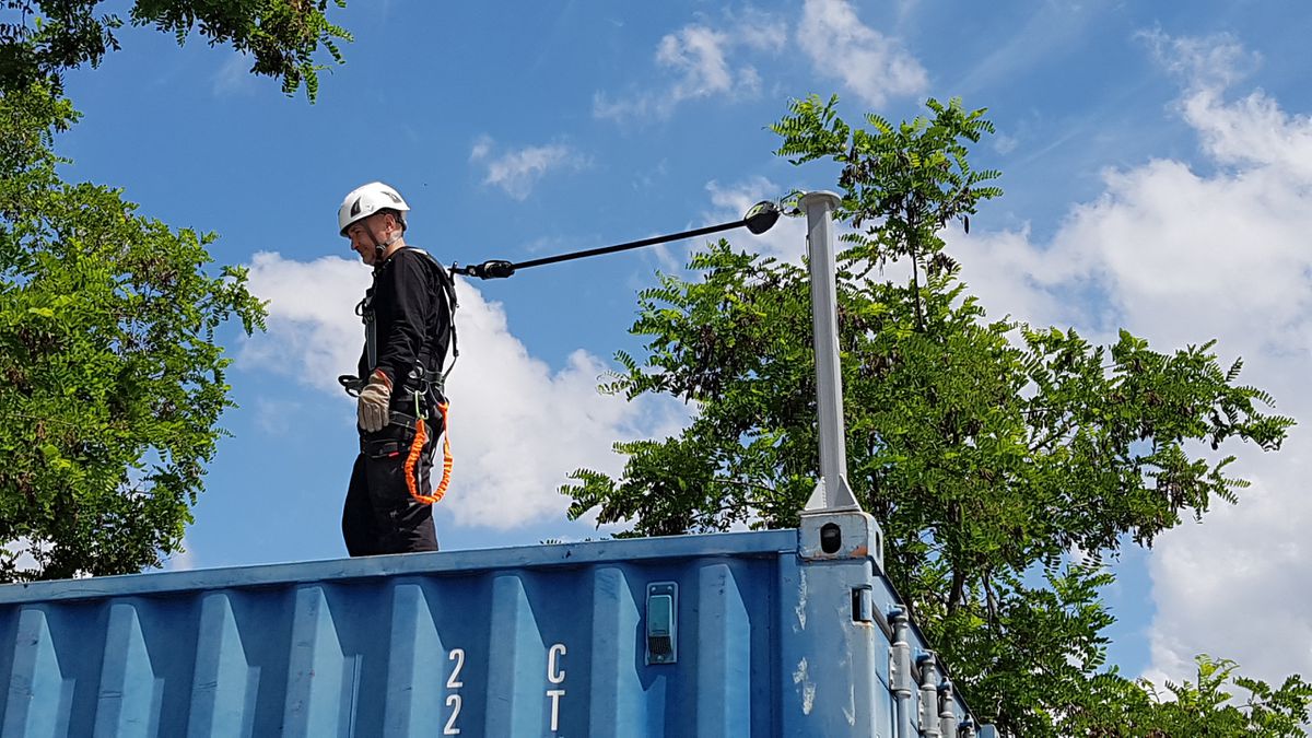 Kratos Safety Verankerungspfosten für ISO-Transportcontainer