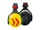 Gehörschutz Protos® mit Bügel, gelb-rot