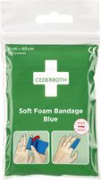 Cederroth Soft Foam Bandage Blue Pocket Size 40cm x 6cm