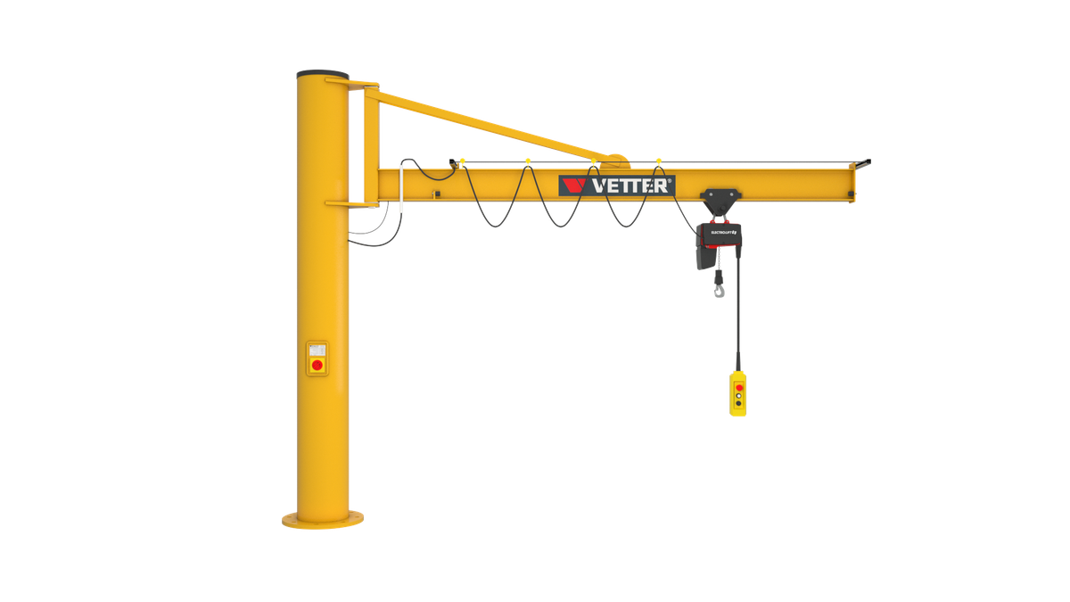 Säulendrehkran Praktikus PS 1600 kg mit 2 m Ausladung