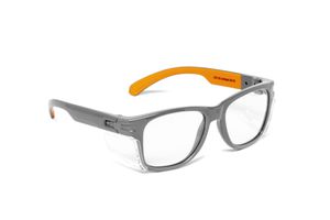 Schutzbrille entspiegelt SAR UG-19 UNIfresh, grau/orange